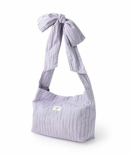 LUKU nari / ルクナーリ ショルダーバッグ | リボンショルダーバッグ（パープル）