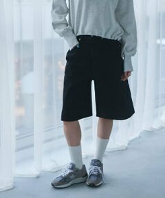 LUKU nari / ルクナーリ ショート・ハーフ・半端丈パンツ | デニムワイドハーフパンツ