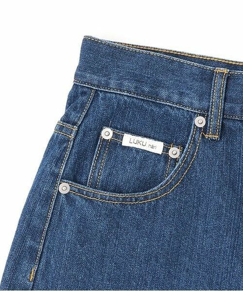 LUKU nari / ルクナーリ ショート・ハーフ・半端丈パンツ | デニムワイドハーフパンツ | 詳細10