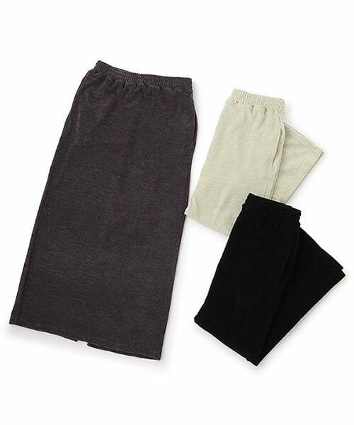 LUKU nari / ルクナーリ ミニ・ひざ丈スカート | パイルロングスカート | 詳細18