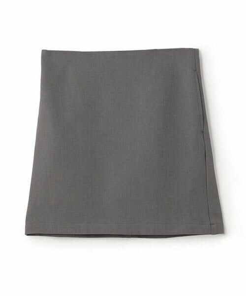 LUKU nari / ルクナーリ ミニ・ひざ丈スカート | ミニスカート（ディープ グレー）