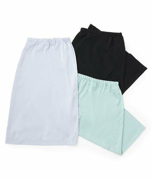 LUKU nari / ルクナーリ ミニ・ひざ丈スカート | サテンタイトスカート | 詳細7