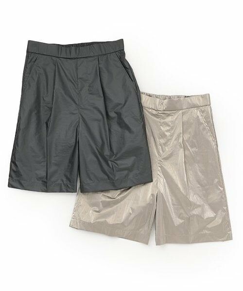 LUKU nari / ルクナーリ ショート・ハーフ・半端丈パンツ | メタリックハーフパンツ | 詳細11