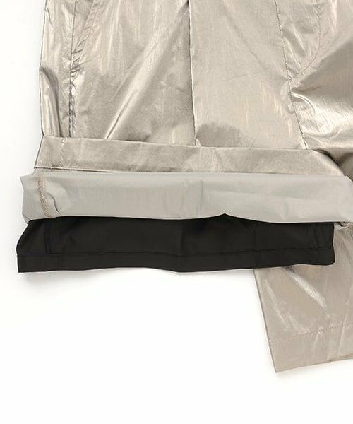 LUKU nari / ルクナーリ ショート・ハーフ・半端丈パンツ | メタリックハーフパンツ | 詳細9