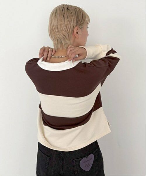 LUKU nari / ルクナーリ その他トップス | スウェットポロシャツ | 詳細2