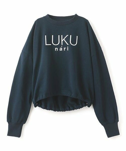 LUKU nari / ルクナーリ スウェット | アソートロゴトレーナー（紺）