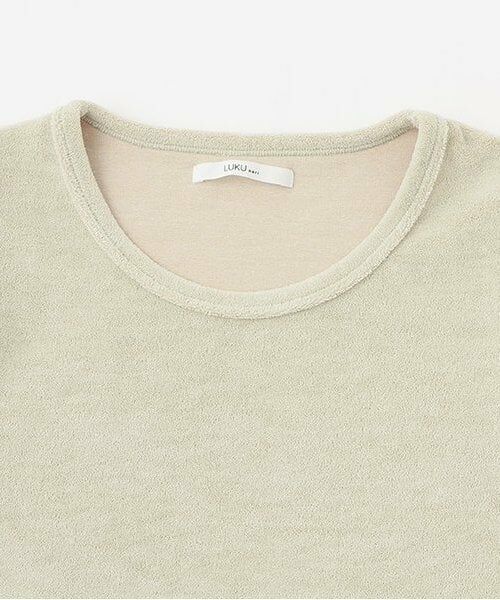 LUKU nari / ルクナーリ Tシャツ | パイルプルオーバーSST | 詳細12