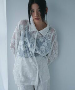 LUKU nari / ルクナーリ シャツ・ブラウス | レースシャツジャケット