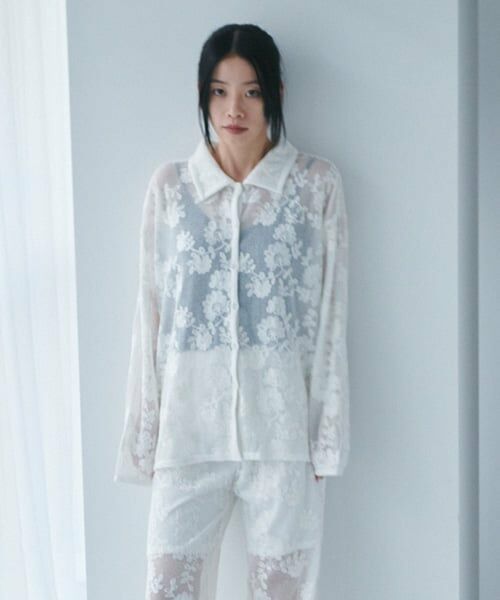 LUKU nari / ルクナーリ シャツ・ブラウス | レースシャツジャケット | 詳細1