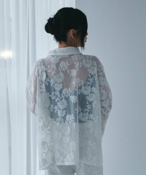 LUKU nari / ルクナーリ シャツ・ブラウス | レースシャツジャケット | 詳細3