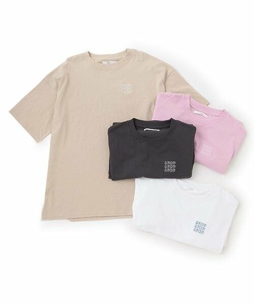 LUKU nari / ルクナーリ Tシャツ | ロゴ刺しゅうBIGTシャツ | 詳細7