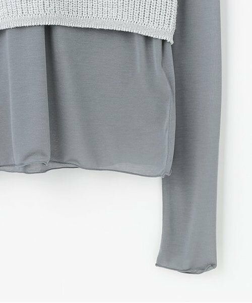 LUKU nari / ルクナーリ Tシャツ | シアーT*ラメビスチェセット | 詳細4