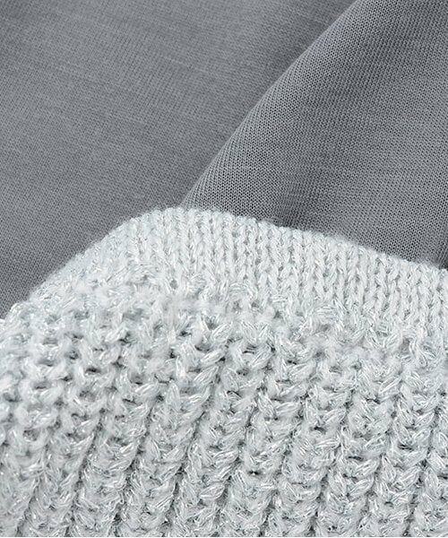 LUKU nari / ルクナーリ Tシャツ | シアーT*ラメビスチェセット | 詳細6