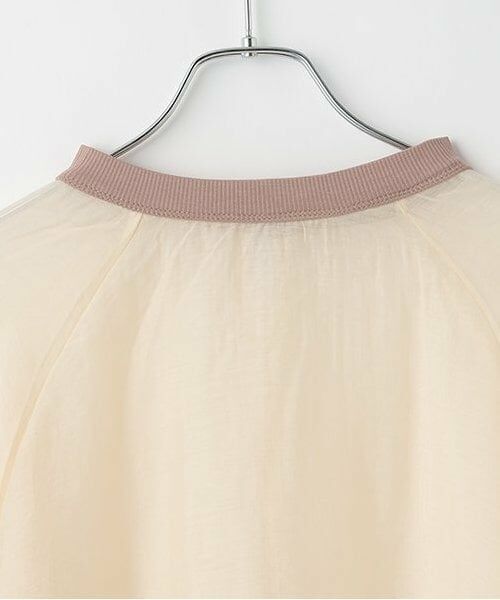 LUKU nari / ルクナーリ Tシャツ | シアープルオーバーLS | 詳細2