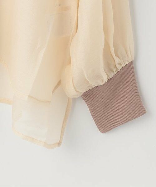 LUKU nari / ルクナーリ Tシャツ | シアープルオーバーLS | 詳細3