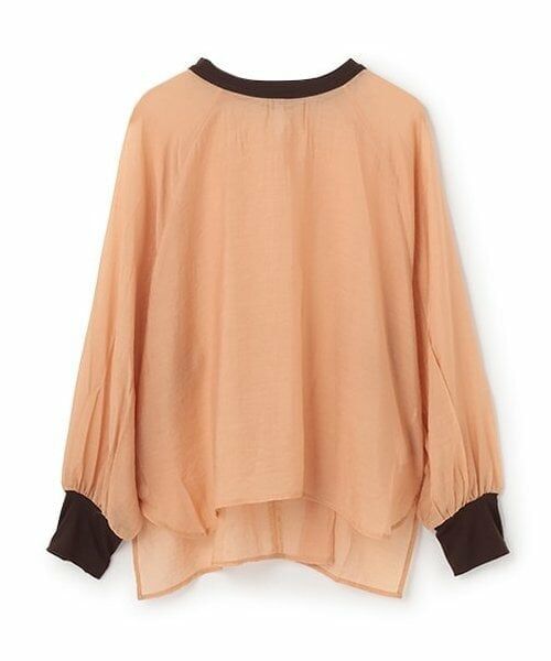 LUKU nari / ルクナーリ Tシャツ | シアープルオーバーLS（薄ベージュ）