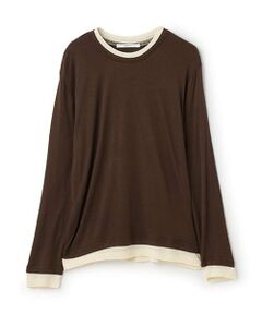 LUKU nari / ルクナーリ Tシャツ | バイカラーLST