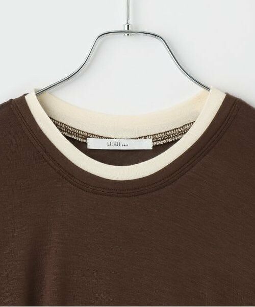 LUKU nari / ルクナーリ Tシャツ | バイカラーLST | 詳細2