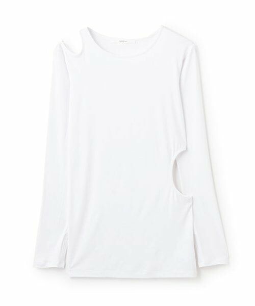 LUKU nari / ルクナーリ Tシャツ | ホールデザインLST（オフ ホワイト）