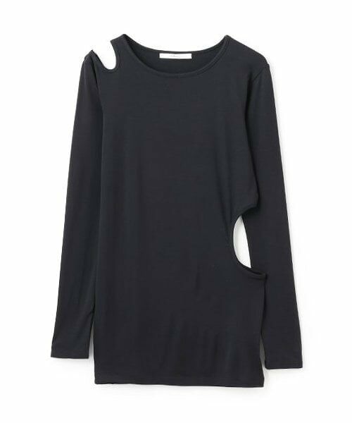 LUKU nari / ルクナーリ Tシャツ | ホールデザインLST（黒）