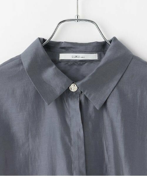 LUKU nari / ルクナーリ シャツ・ブラウス | シアーシャツ | 詳細2