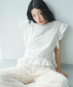 LUKU nari / ルクナーリ シャツ・ブラウス | コットンレースブラウス