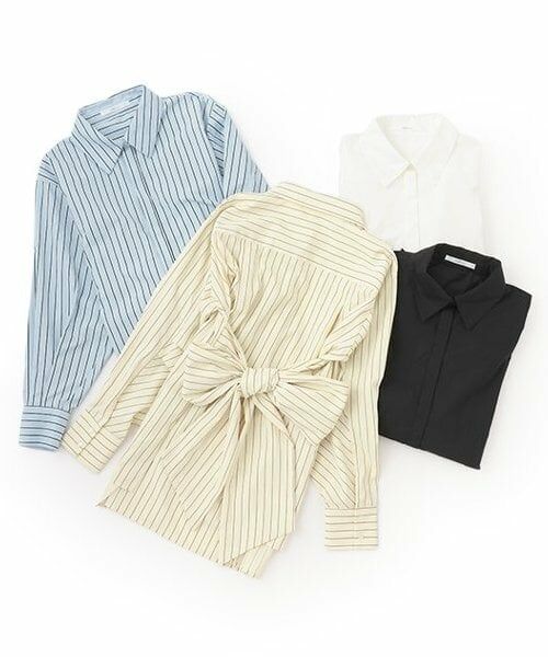 LUKU nari / ルクナーリ シャツ・ブラウス | BIGリボンブラウス | 詳細13