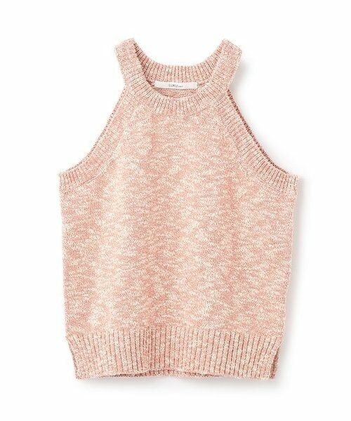 LUKU nari / ルクナーリ ニット・セーター | アメスリニットベスト（ダーク オレンジ）