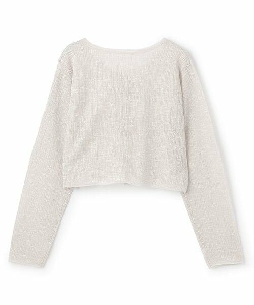 LUKU nari / ルクナーリ ニット・セーター | シアーニットカーディガン | 詳細1