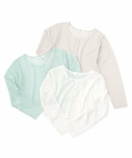 LUKU nari / ルクナーリ ニット・セーター | シアーニットカーディガン | 詳細6