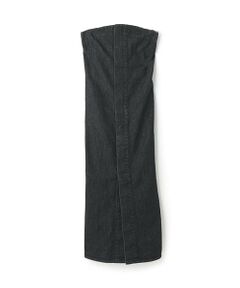 LUKU nari / ルクナーリ ミニ丈・ひざ丈ワンピース | デニムビスチェワンピース