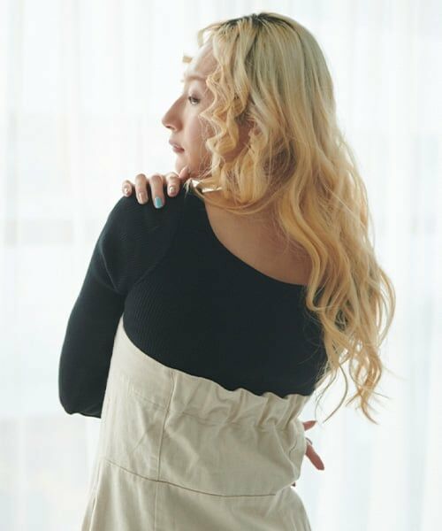 LUKU nari / ルクナーリ ミニ丈・ひざ丈ワンピース | デニムビスチェワンピース | 詳細2