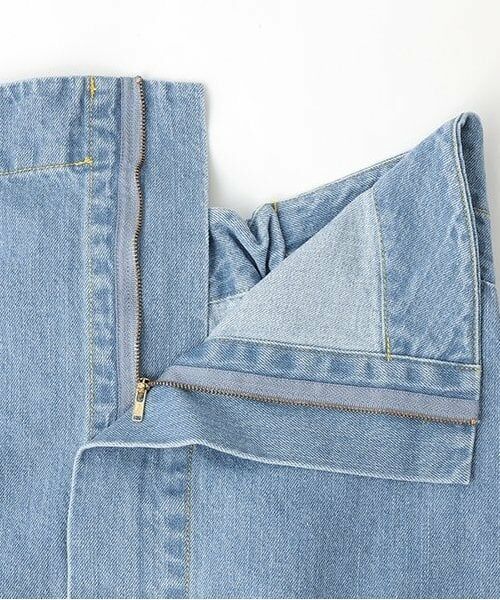 LUKU nari / ルクナーリ ミニ丈・ひざ丈ワンピース | デニムビスチェワンピース | 詳細8