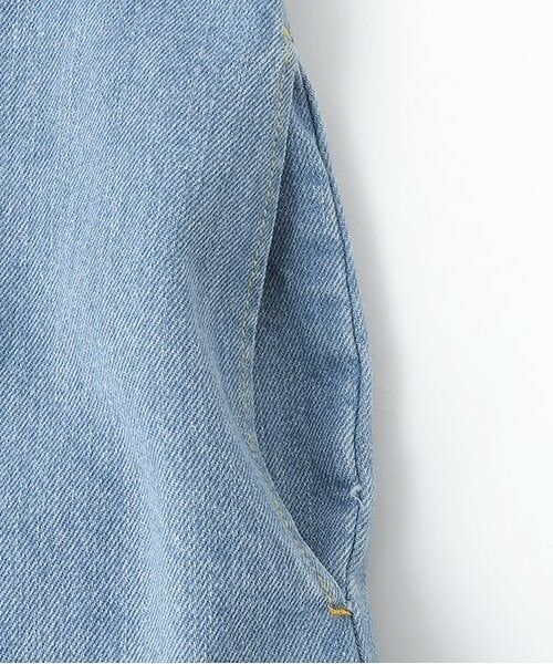 LUKU nari / ルクナーリ ミニ丈・ひざ丈ワンピース | デニムビスチェワンピース | 詳細9