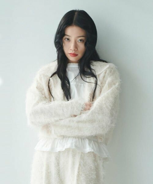 LUKU nari / ルクナーリ ブルゾン | フリンジジャケット（オフ ホワイト）