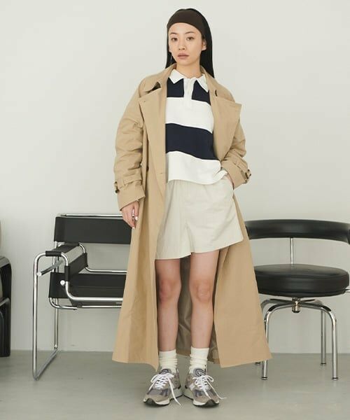 LUKU nari / ルクナーリ その他アウター | ロングトレンチコート（ベージュ）