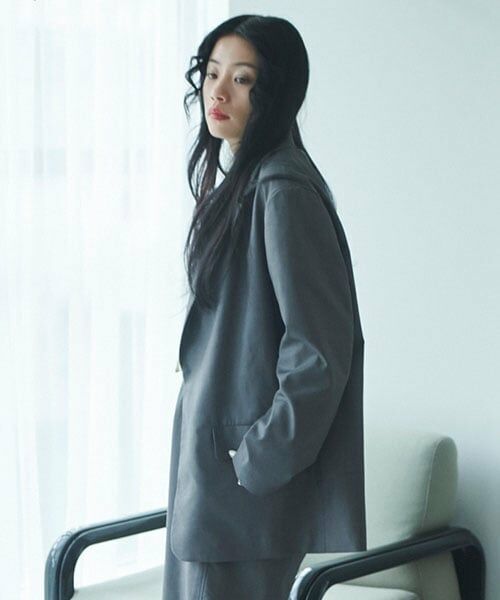 LUKU nari / ルクナーリ ブルゾン | TRバックオープンテーラードJK | 詳細1