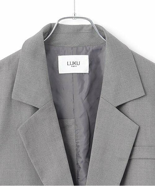 LUKU nari / ルクナーリ ブルゾン | TRバックオープンテーラードJK | 詳細5