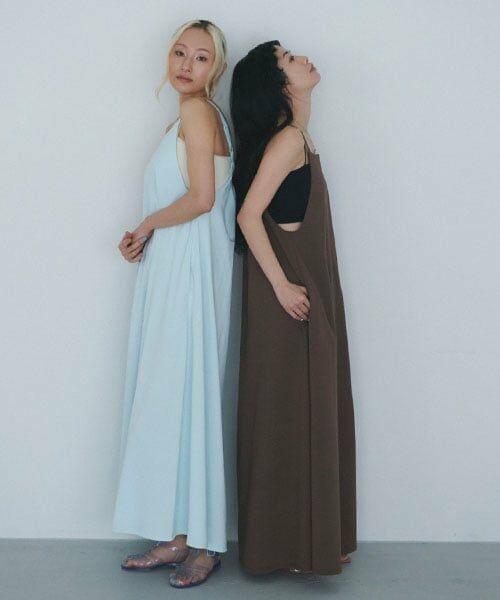 LUKU nari / ルクナーリ ミニ丈・ひざ丈ワンピース | カットキャミワンピース | 詳細2