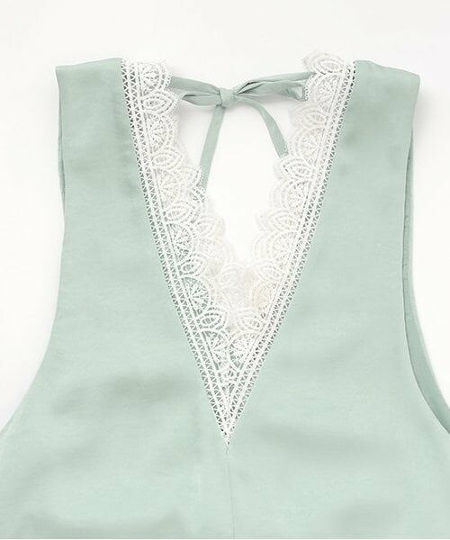 LUKU nari / ルクナーリ サロペット・オールインワン | サテンオールインワン | 詳細2