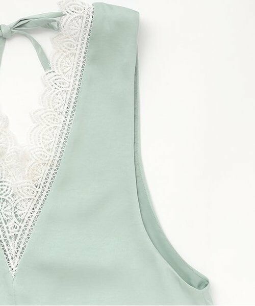 LUKU nari / ルクナーリ サロペット・オールインワン | サテンオールインワン | 詳細3