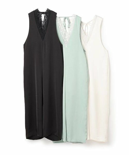 LUKU nari / ルクナーリ サロペット・オールインワン | サテンオールインワン | 詳細8