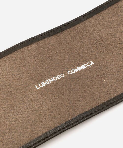 LUMINOSO COMMECA / ルミノーゾ・コムサ ベルト・サスペンダー | バックル付き太ベルト | 詳細3