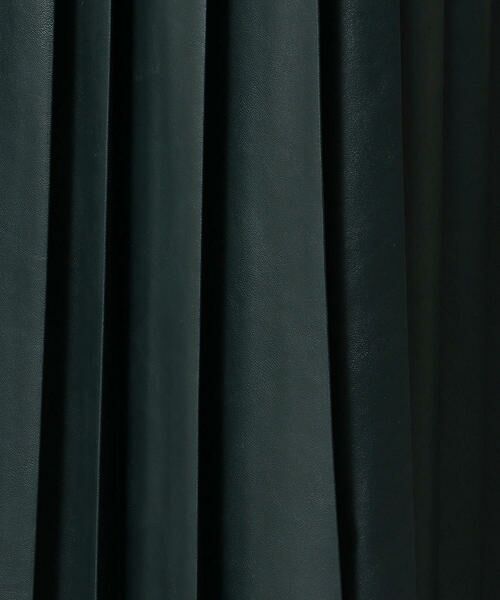 LUMINOSO COMMECA / ルミノーゾ・コムサ ミニ・ひざ丈スカート | ライトレザー（フェイク）プリーツスカート | 詳細2