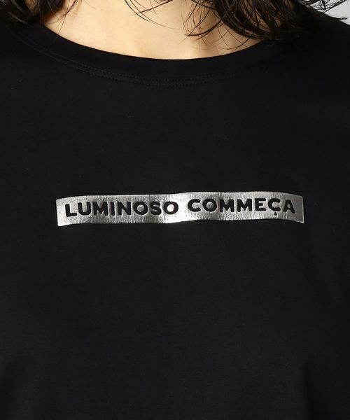 LUMINOSO COMMECA / ルミノーゾ・コムサ Tシャツ | ロゴ ロング Tシャツ | 詳細9