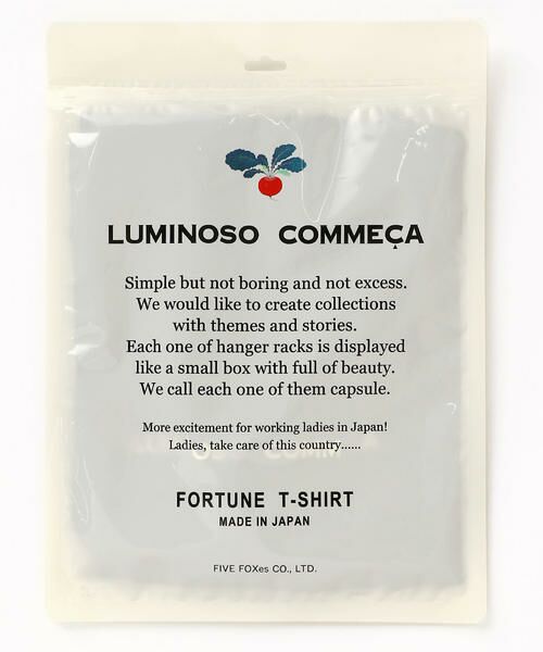 LUMINOSO COMMECA / ルミノーゾ・コムサ Tシャツ | フォーチュンTシャツ | 詳細13