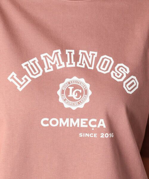 LUMINOSO COMMECA / ルミノーゾ・コムサ Tシャツ | カレッジロゴ Ｔシャツ | 詳細10