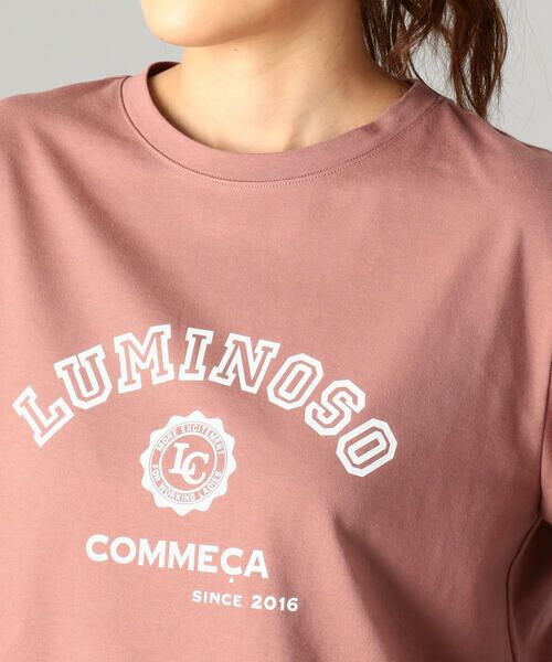 LUMINOSO COMMECA / ルミノーゾ・コムサ Tシャツ | カレッジロゴ Ｔシャツ | 詳細7