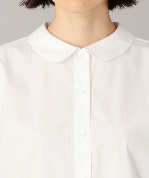 LUMINOSO COMMECA / ルミノーゾ・コムサ シャツ・ブラウス | ベーシック 白シャツ  丸衿シャツ | 詳細5