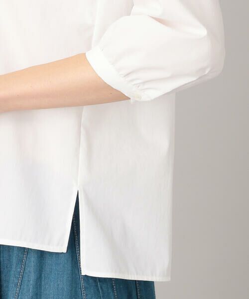 LUMINOSO COMMECA / ルミノーゾ・コムサ シャツ・ブラウス | ベーシック 白シャツ  丸衿シャツ | 詳細6